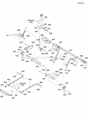 Deck Lift Group Ehoc Frame Hung (2990186) Diagram and Parts List for 2691037-00  Simplicity Lawn Tractor