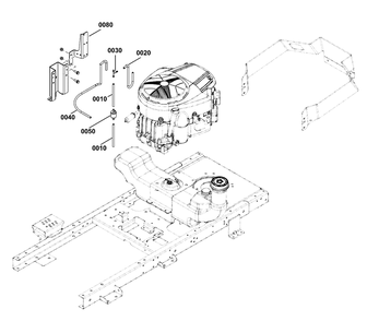 Evap Group Diagram and Parts List for 2691815-01  Simplicity Lawn Tractor