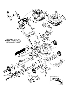 Parts List For Model 1321pp (1691099) And (1691261)-21-Inch Mower Diagram and Parts List for 1321PP 1691261 Simplicity Lawn Mower