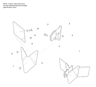 Hiller/Furrower Attachment P/N 1692878 (Ref. Info Only) Diagram and Parts List for 516RT 1692877 Simplicity Tiller