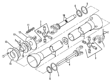 Pto Shafts And Joints - Friction Clutch Type Group (3482i118) Diagram and Parts List for 2096593  Simplicity Lawn Tractor Accessories