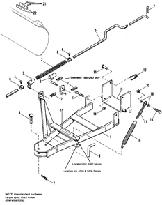 42-Inch Snow Plow And Dozer Blade Hitch Group Diagram and Parts List for 1692240  Simplicity Lawn Tractor Accessories