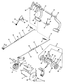 Brake Group (3506i04) Diagram and Parts List for 9020 1690072 Simplicity Lawn Tractor
