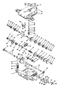 Peerless Model 801-019 Diagram and Parts List for 4212G 1692048 Simplicity Lawn Tractor