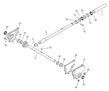 Gear Case Assembly (1734573) Diagram and Parts List for 924I 1695302 Simplicity Snow Blower