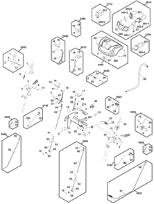 Controls Group Diagram and Parts List for SELECT1527 1696821-02 Simplicity Snow Blower