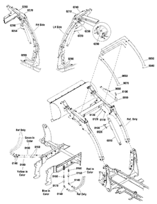 2992370 - Hydraulics Group Diagram and Parts List for 1696678-00  Simplicity Lawn Tractor Accessories