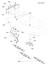 Mulch Kit - 5601096 Diagram and Parts List for 5601096  Simplicity Lawn Tractor Accessories