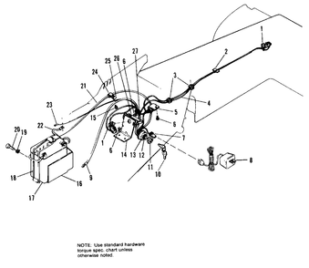 Electrical Group Diagram and Parts List for 808 990963 Simplicity Lawn Tractor