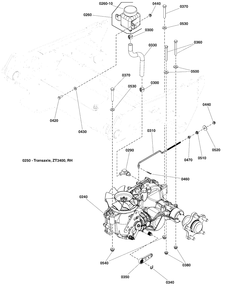 Hydraulic Group Diagram and Parts List for 5901779  Simplicity Lawn Tractor