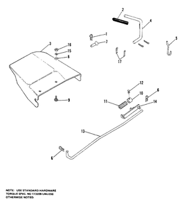 42-Inch Misc. Group Diagram and Parts List for 6010 1690199 Simplicity Lawn Tractor