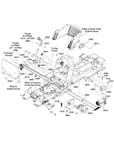 Electric Lift Group Diagram and Parts List for 2691674-00  Simplicity Lawn Tractor