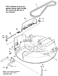 26-Inch And 30-Inch Miscellaneous Group Diagram and Parts List for 3105 1690368 Simplicity Lawn Tractor