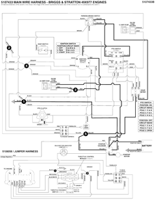 Electrical Schematic - Cranking Circuit Diagram and Parts List for 5901954  Simplicity Lawn Tractor