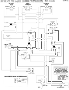 Electrical Schematic - Pto Clutch Circuit - B&s 44c777 And 44t977 Diagram and Parts List for 2691815-01  Simplicity Lawn Tractor