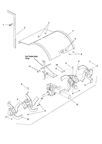 Part Location Diagram of 1723705SM Briggs and Stratton Lever-depth regulator