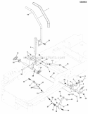 Motion Control Group Diagram and Parts List for 5900506  Simplicity Lawn Tractor