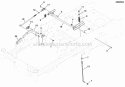 Parking Brake Group Diagram and Parts List for 5900506  Simplicity Lawn Tractor