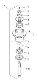 Part Location Diagram of 5025405SM Murray NUT, 3/4-16 HEX