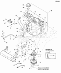 Engine  Pto Group - Kawasaki Diagram and Parts List for 5900526  Simplicity Lawn Tractor