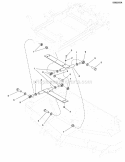 Lift Group - Puller Bar SN 2016364870  Above (5302255A) Diagram and Parts List for 5900525  Simplicity Lawn Tractor