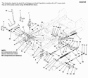 Lift Group - Rods  Pedals SN 2016364870  Above (5302255B) Diagram and Parts List for 5900525  Simplicity Lawn Tractor