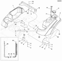 Fuel Tank  Mount Group Diagram and Parts List for 5900530  Simplicity Lawn Tractor