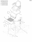 Part Location Diagram of 5402732DYP Murray PLATE, SEAT SWITCH -