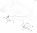 52 Mower Deck - Rollers Diagram and Parts List for 5900530  Simplicity Lawn Tractor