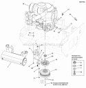 Engine  Pto Group - Vanguard Diagram and Parts List for 5900597  Simplicity Lawn Tractor