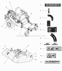 Export Decals Group - Safety  Common Diagram and Parts List for 5900684  Simplicity Lawn Tractor