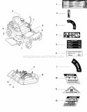 Decal Group - Safety  Common Diagram and Parts List for 5900728  Simplicity Lawn Tractor