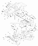 Lift Group Diagram and Parts List for 5900728  Simplicity Lawn Tractor