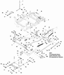 Lift Group - SN 2013203771  Above Diagram and Parts List for 2690479  Simplicity Lawn Tractor