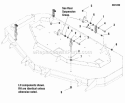 61 Mower Deck - Hanger Chains Diagram and Parts List for 5900764  Simplicity Lawn Tractor