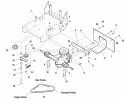 Transaxle Mount  Drive Idler Group Diagram and Parts List for 5900515  Simplicity Lawn Mower