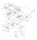 32 Mower Deck - Height Adjustment Diagram and Parts List for 5900515  Simplicity Lawn Mower