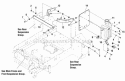 Hydraulic Mount Group Diagram and Parts List for 5900525  Simplicity Lawn Tractor