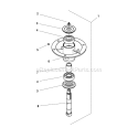 Spindle Service Parts - 5100993Sm Diagram and Parts List for 5900819  Simplicity Lawn Tractor