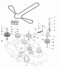 Part Location Diagram of 5100700SM Murray PULLEY, 6.5 EOD X 25M