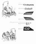 Decals - Brand  Model Diagram and Parts List for 2690479  Simplicity Lawn Tractor