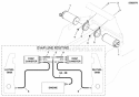 Evap Canister Group Diagram and Parts List for 5900525  Simplicity Lawn Tractor