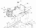 Hydraulic Mount Group - 48 Models  52 Models SN 2014624505  Below Diagram and Parts List for 2690445  Simplicity Lawn Tractor