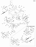 Lift Group - 61 Models Diagram and Parts List for 5900821  Simplicity Lawn Tractor