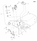 Instrument Control Panel Group Diagram and Parts List for 5900662  Simplicity Lawn Tractor