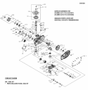 Transmission Service Parts Diagram and Parts List for 5900662  Simplicity Lawn Tractor
