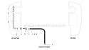 Fuel Supply Hose Group  Tank Replacement Parts Group Diagram and Parts List for 2690445  Simplicity Lawn Tractor