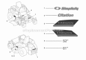 Decal - Brand  Model Diagram and Parts List for 5900821  Simplicity Lawn Tractor