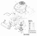 Engine Group - Pto - Kawasaki Diagram and Parts List for 5900954  Simplicity Lawn Tractor
