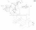 Hydraulic Mount Group Diagram and Parts List for 5900765  Simplicity Lawn Tractor